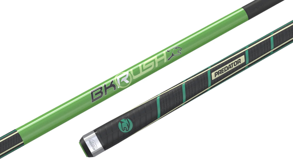 Predator BK Rush Break Cue Neon Green w/Sports Wrap – Cue Sports