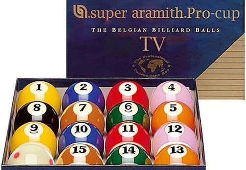 Aramith Super Pro TV Ball set 2-1/4