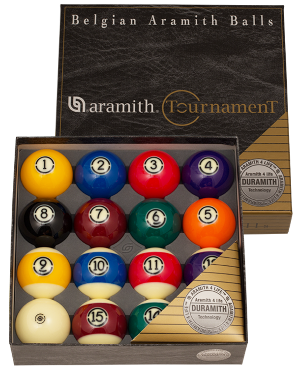 Aramith Tournament Duramith Ball set 2-1/4