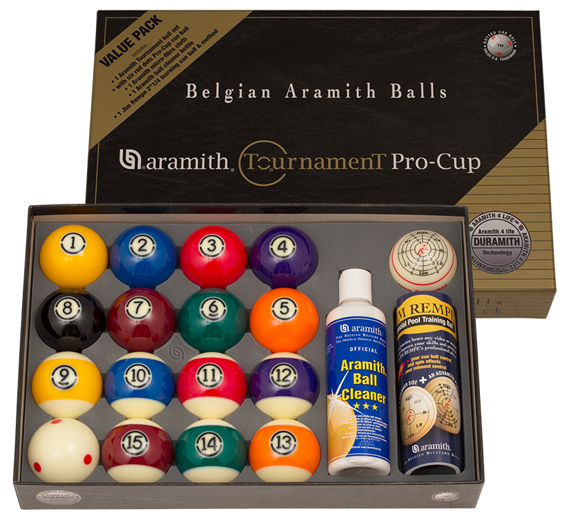 Aramith Tournament Value Pack 2-1/4