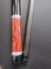 Load image into Gallery viewer, CSC Cocobolo cue with LD Carbon Fiber shaft (Complete cue)
