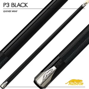 Predator Black P3 Leather Wrap Butt only – Cue Sports Canada
